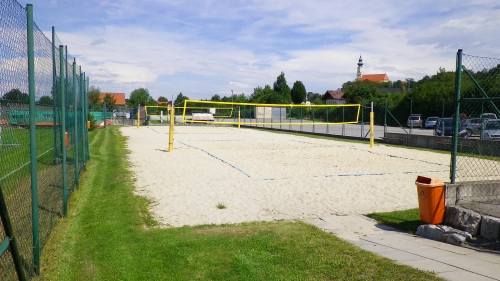 Ansicht Beach-Volleyballplatz